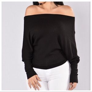 Off the shoulders top